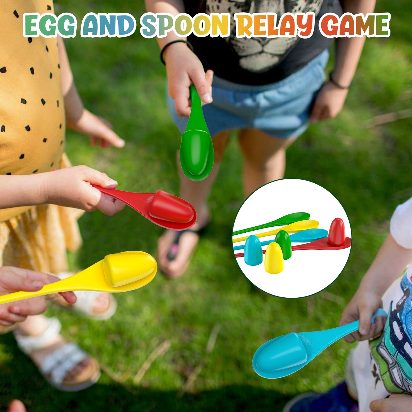 Zsiparty 29 Pcs Outdoor Games, Summer Yard Lawn Games Potato Sack Race Bags for Adults & Family