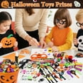 Zsiparty Halloween Party Favors for Kids, Bulk Toys & Goodie Bag Stuffers, 112 Pcs Ideal Halloween Toys for Gift Bags, Halloween Party Supplies