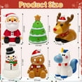 Zsiparty 6 Pcs Christmas Light up Bath Toys, Christmas Toys for Kids Baby Toddler, Christmas Stocking Stuffers for Kids, Ideal as Kids Gifts for Christmas